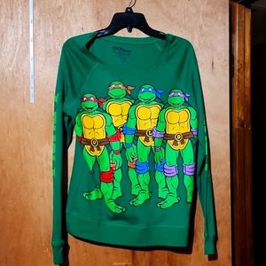 Sweatshirt Teenage Mutant Ninja Turtles XL NWOT Green.